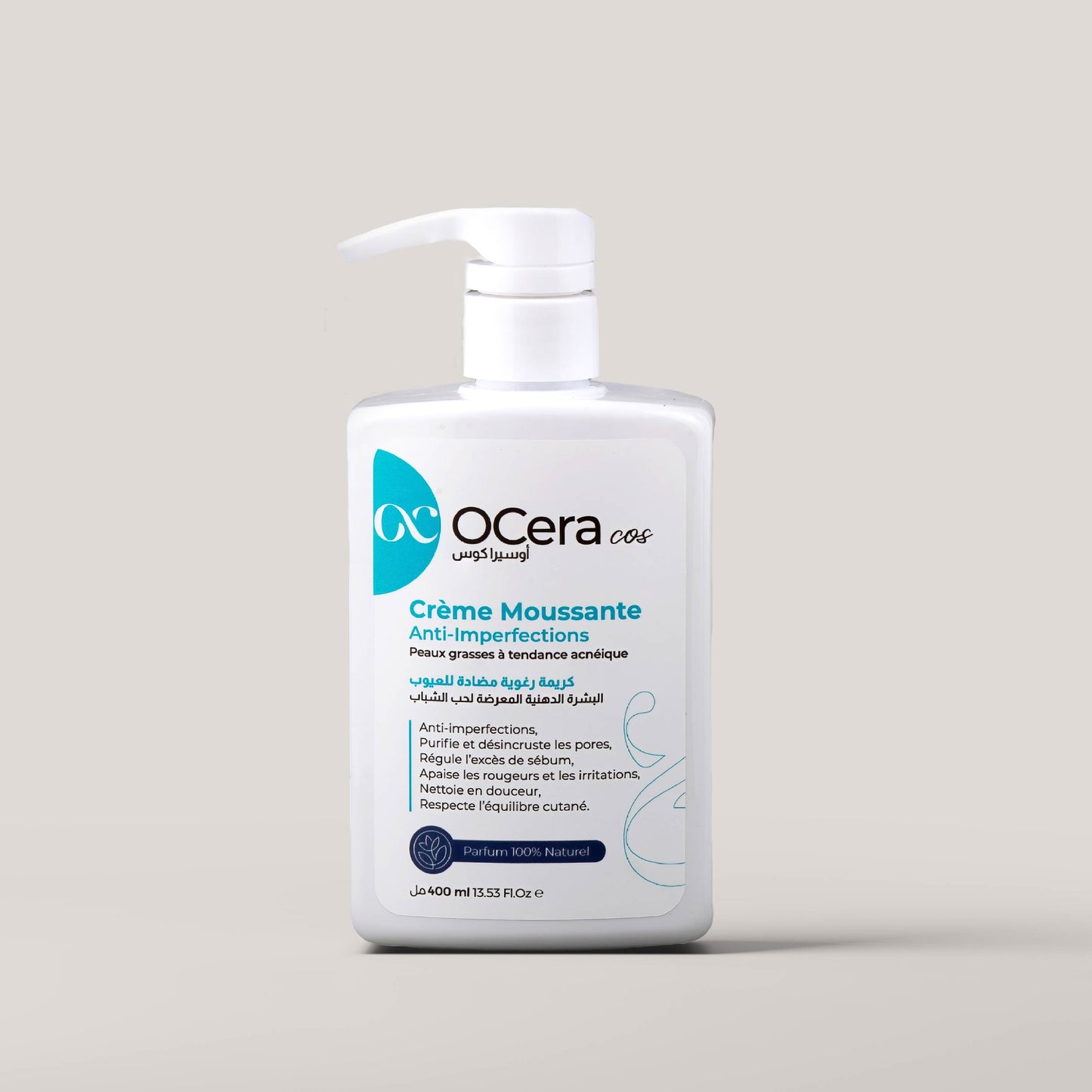 Crème moussante anti-imperfections